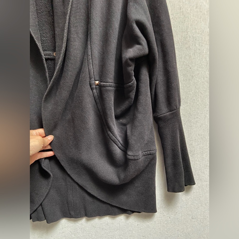 Wilfred black Diderot Cocoon open cardigan Sz S/M available - Picture 5 of 11